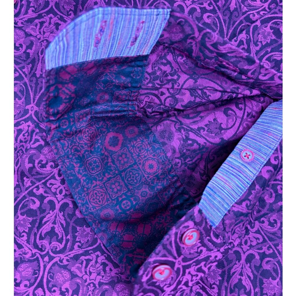 Robert Graham Luther Shirt Long Sleeve Buttondown 2XL - Picture 6 of 6